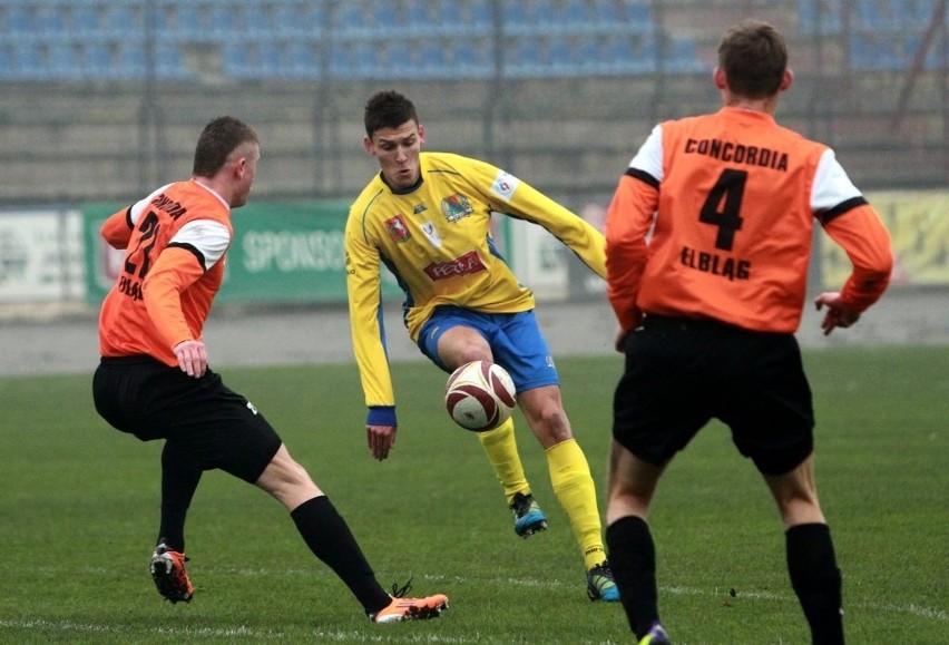 Motor Lublin zwyciężył Concordię Elbląg 2:1 (ZDJĘCIA)