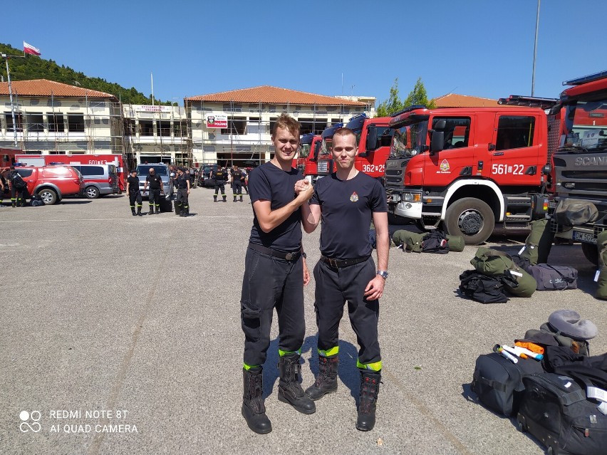 Misja pilskich strażaków w Grecji
