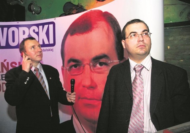 Jacek Kurski i Andrzej Jaworski w czasach, kiedy stali jeszcze po jednej stronie barykady