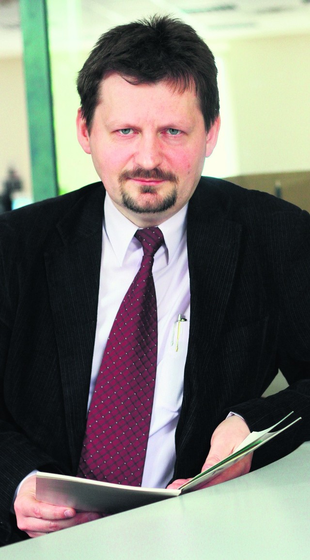 Dr Michał Kobierecki, historyk z Uniwersytetu Łódzkiego