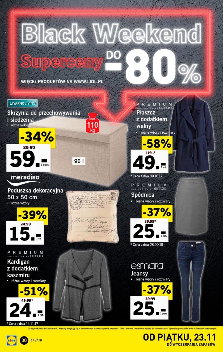 LIDL Black Friday 2018 - promocje na Czarny Piątek [GAZETKA LIDLA]