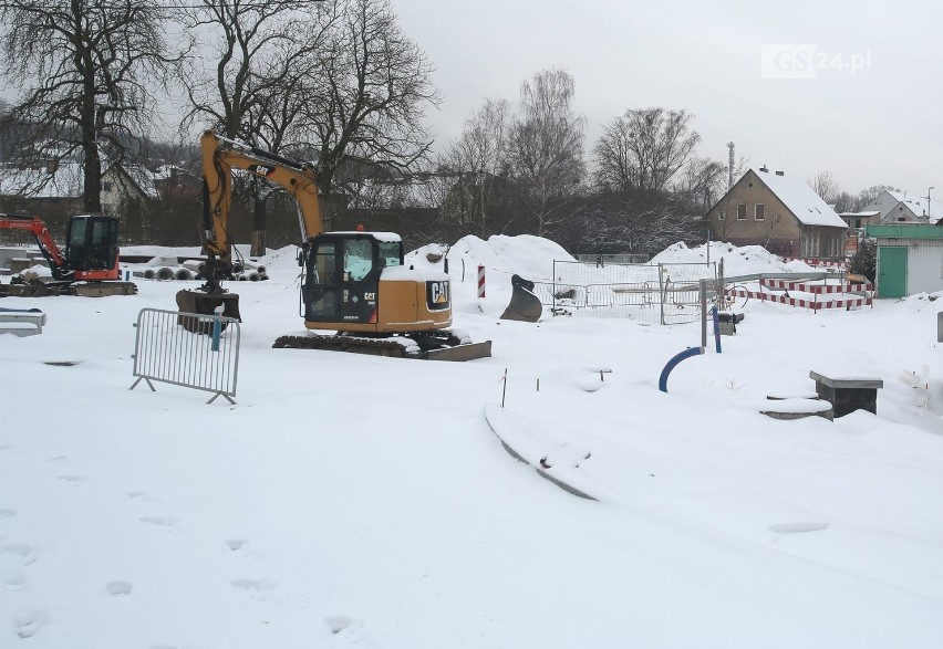 Węzeł "Granitowa" w Szczecinie, 16.02.2021