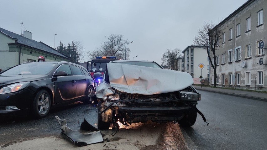 Wypadek na ulicy Sulejowskiej w Piotrkowie, 13.12.2020
