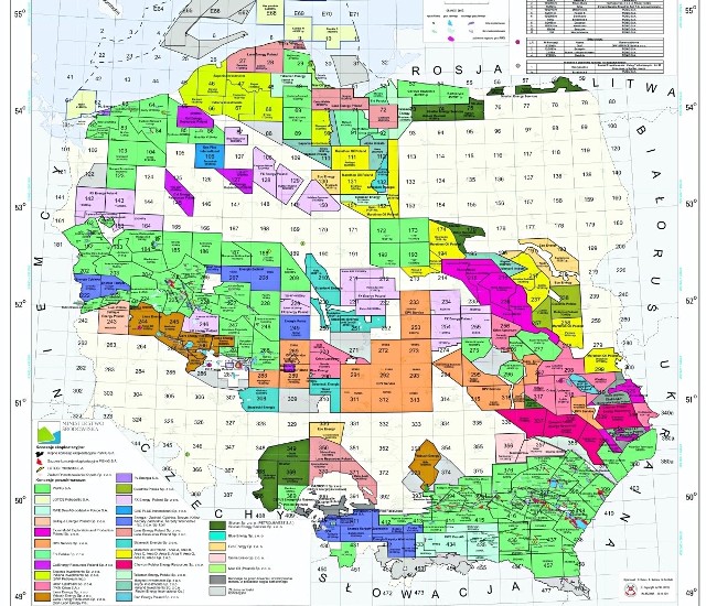 Polska, w tym Pomorze, pokryta jest koncesjami na poszukiwanie i wydobycie surowc&oacute;w, m.in. gazu i ropy