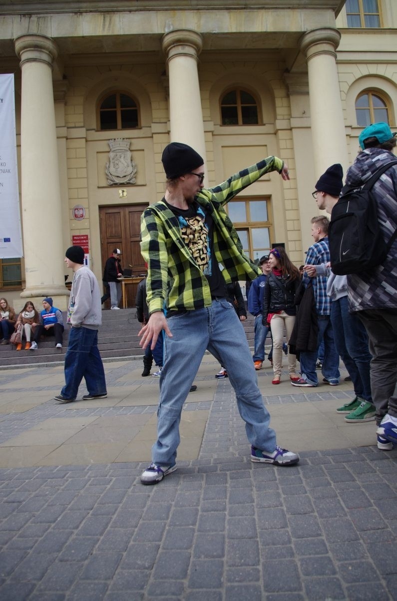 Promowali Lublin Battle przed ratuszem