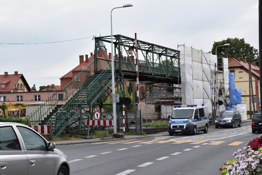 Na czas remontu pojawiło się tymczasowe przejście dla...