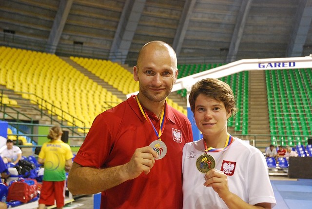 Zawodnicy Spartana Lublin: Marcin Antos i Dominika Bolek, medaliści mistrzostw świata w judo z wenezuelskiej Margarity