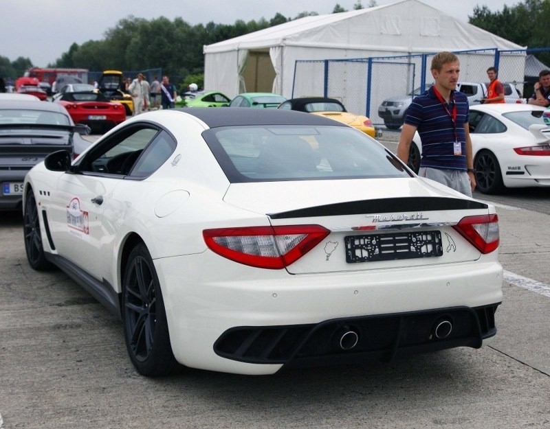 Siergiej Kriwiec w Maserati podczas Gran Turismo Polonia.