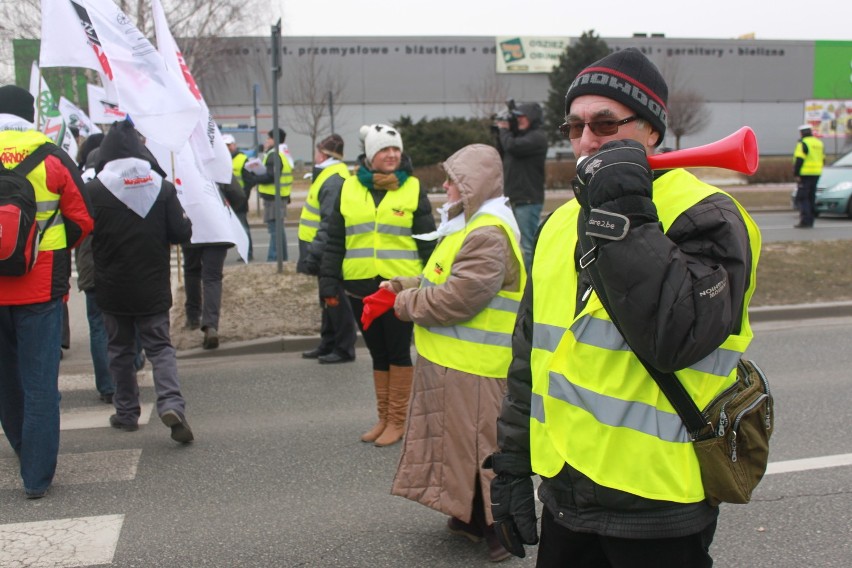 Strajk na Śląsku: Pikieta w Jastrzębiu-Zdroju [ZOBACZ ZDJĘCIA]