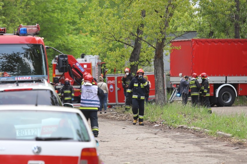 Zawalił się budynek na terenie byłej kopalni Mysłowice....
