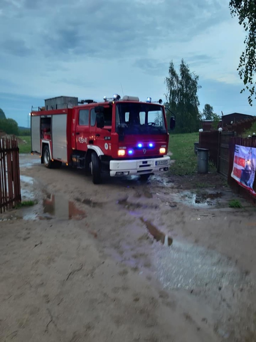 Burze i deszcze w Gdyni. Strażacy działali zwłaszcza w zachodnich dzielnicach
