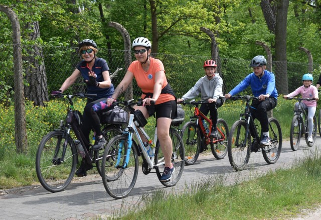 Dzień Niezapominajki rozpoczął się od rajdu rowerowego, który przejechał nową trasą i po raz pierwszy nie kończył się nad zalewem.  Metę wyznaczono w Kucharach. Tutaj na uczestników czekały kolejne atrakcje