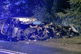 Wypadek na ul. Kolumny. Pijany kierowca zabił kolegę [ZDJĘCIA+FILM]
