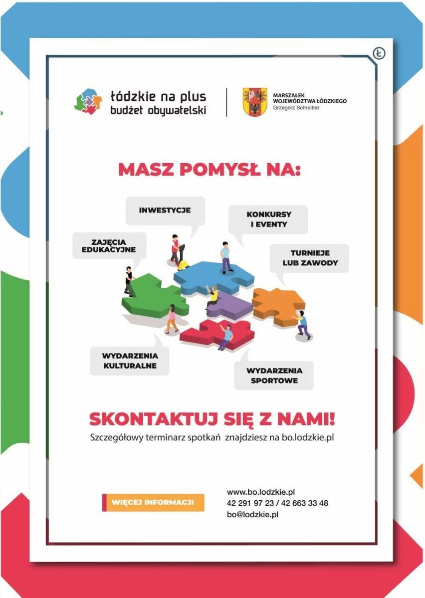  III edycja Budżetu Obywatelskiego „ŁÓDZKIE NA PLUS”. 2 kwietnia spotkanie informacyjno-konsultacyjne w Tomaszowie Maz. (FOTO)