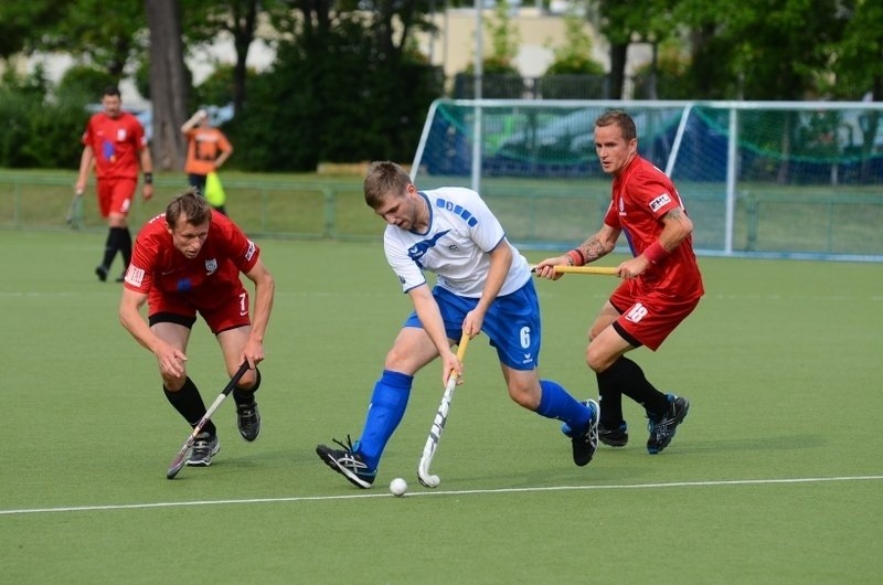 Hokej na trawie: Grunwald zrobił pierwszy krok do obrony tytułu mistrza Polski [ZDJĘCIA]