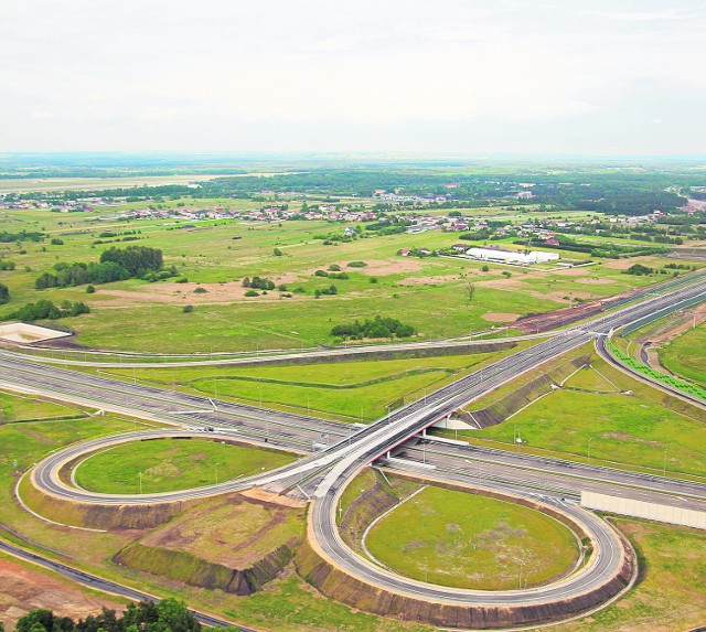 Północny koniec A1 w regionie, czyli węzeł z S1 przy lotnisku