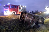 RACOT. Wypadek na drodze z Racotu do Kościana. Prawdopodobny sprawca odjechał [ZDJĘCIA] 