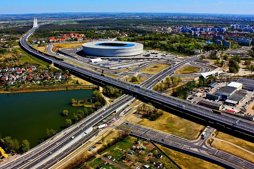 Największe wrocławskie inwestycje z lotu ptaka (ZOBACZ ZDJĘCIA)