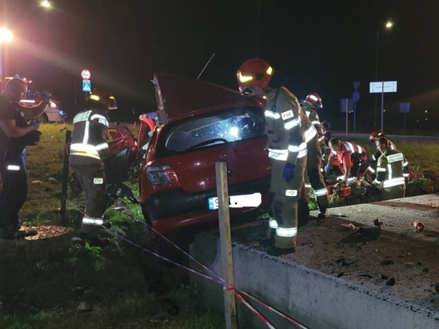 Wypadek na Wodzisławskiej w Rybniku