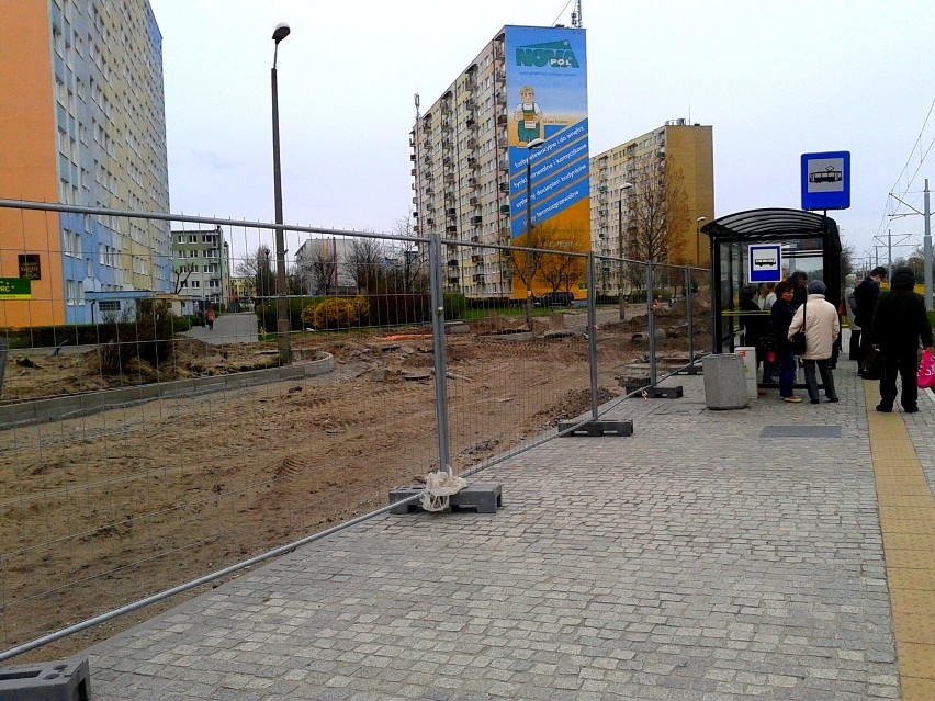 Roboty drogowe na ulicy Gagarina