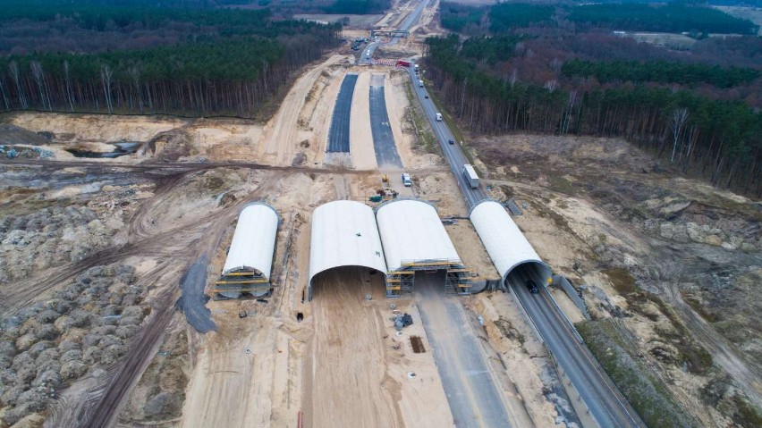 Tak wygląda budowa S5 Nowe Marzy - Dworzysko z drona. Zobacz zdjęcia