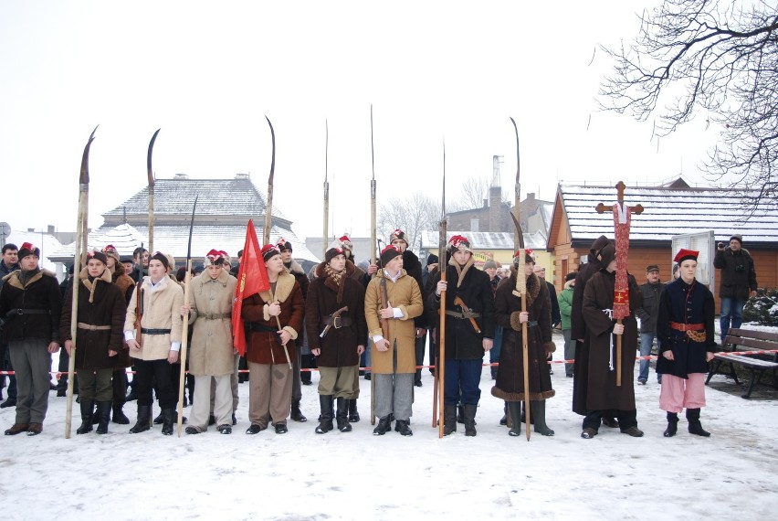 150. rocznica powstania styczniowego w Sławkowie [ZDJĘCIA Z REKONSTRUKCJI]