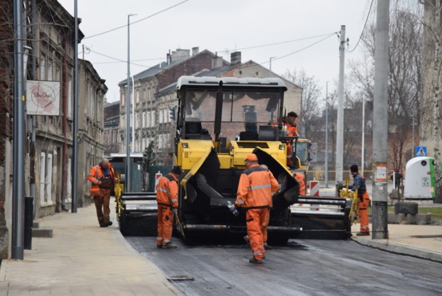 Prace remontowe na ulicy Ogrodowej w Kaliszu są na ukończeniu