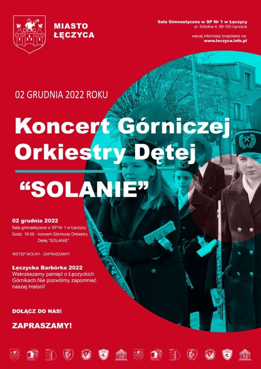 Wkrótce koncert Górniczej Orkiestry Dętej „Solanie” w Łęczycy!