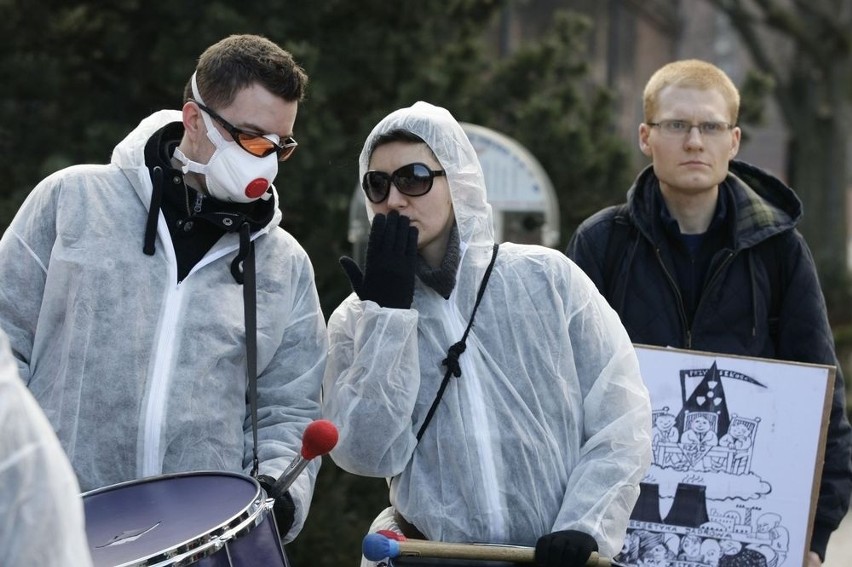 Gdańsk: Protest przeciwko budowie elektrowni atomowych w Polsce (ZDJĘCIA)