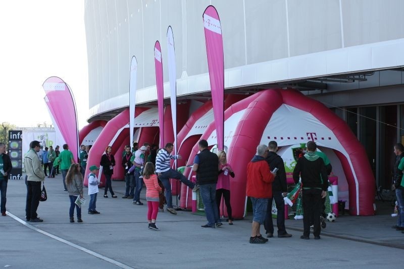 Wrocław: W 21. kolejce T-Mobile Ekstraklasy strefa FanZone na Stadionie Miejskim