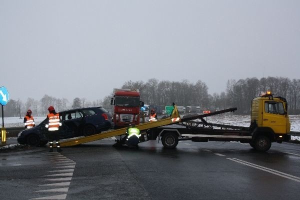 Korek po wypadku miał 4 kilometry