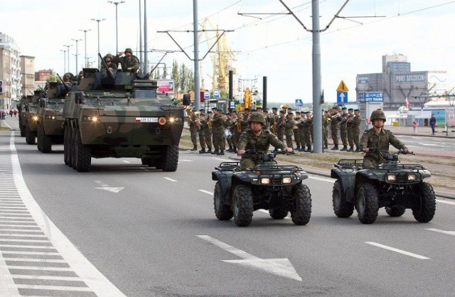 Defilada wojskowa w Szczecinie