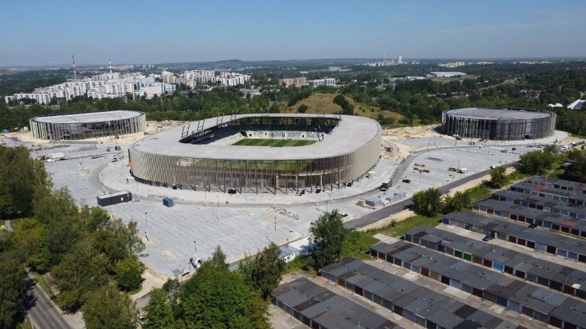 Tak prezentuje się Zagłębiowski Park Sportowy w Sosnowcu...