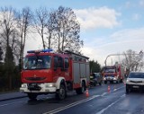 Wypadek na "berlince" w Swarożynie - dwie osoby poszkodowane