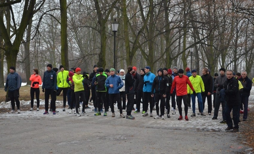 Parkrun w parku Poniatowskiego z 16 lutego