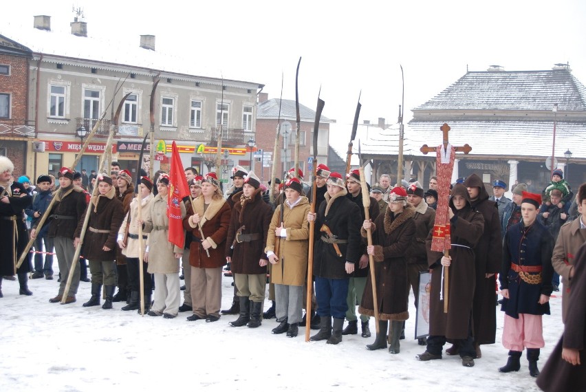 150. rocznica powstania styczniowego w Sławkowie [ZDJĘCIA Z REKONSTRUKCJI]