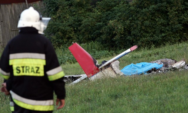 Samolot rozbił się przed godz. 19