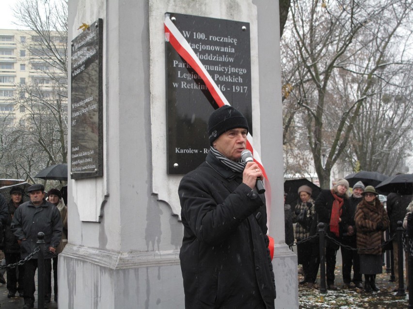 Święto Niepodległości w Łodzi. Upamiętnili "Legiony Retkini" [ZDJĘCIA]