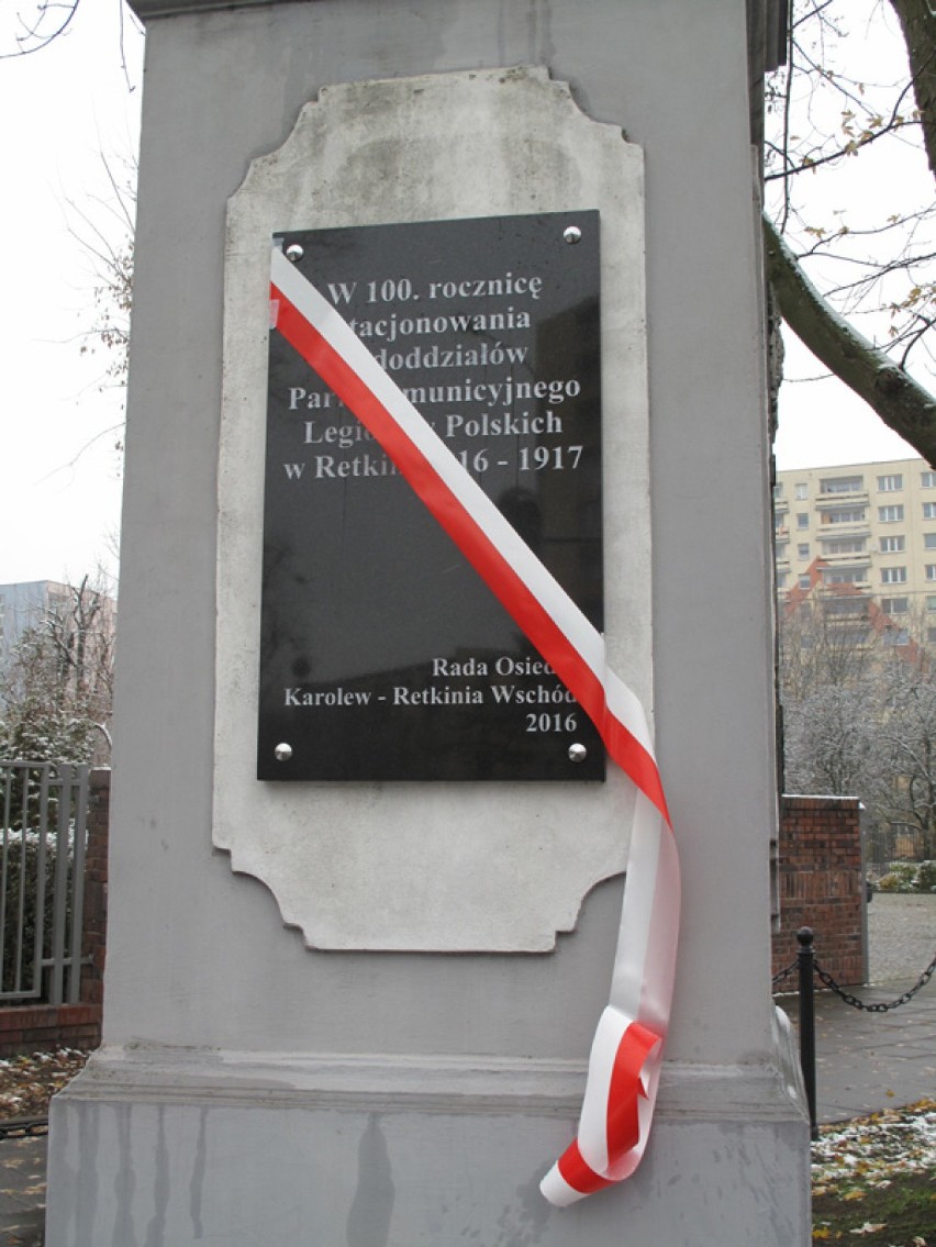 Święto Niepodległości w Łodzi. Upamiętnili "Legiony Retkini" [ZDJĘCIA]