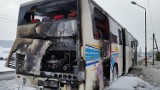 W Marciszowie na drodze krajowej nr 5 spłonął autobus