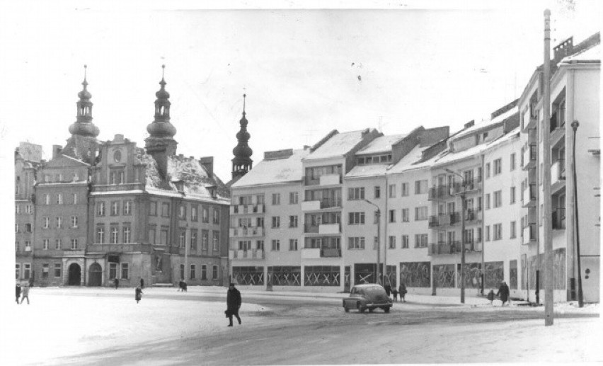 Rynek w Nysie. 26.02.1965 r.