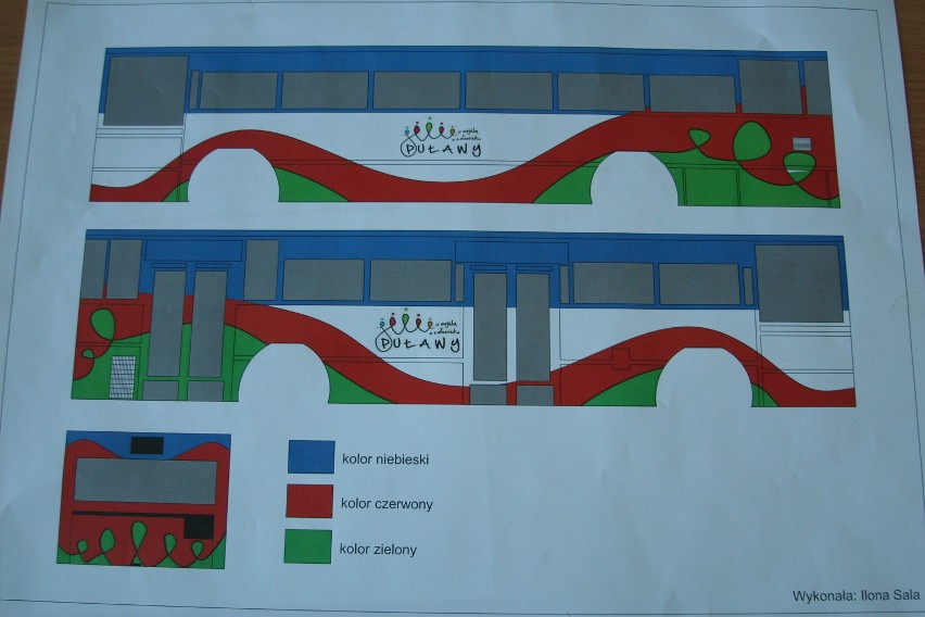 Luty- poznaliśmy oficjalne barwy puławskich autobusów....