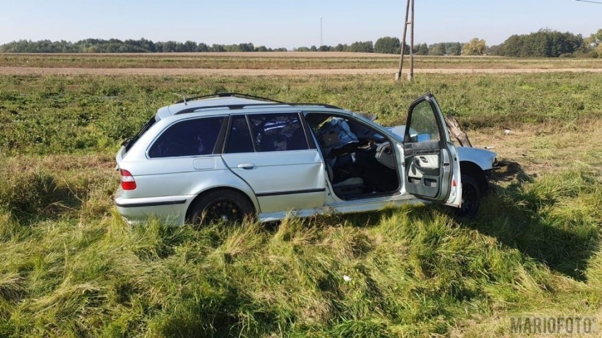 Wypadek w Makowicach. Zderzenie bmw z cysterną na drodze...