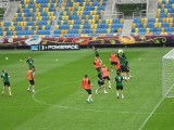 Gdynia: Czwartkowy trening Irlandii na murawie Stadionu Miejskiego w Gdyni (ZDJĘCIA, FILM)