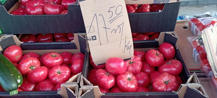 Najdroższe z pomidorów sięgały ceną do 17,50 złotych
