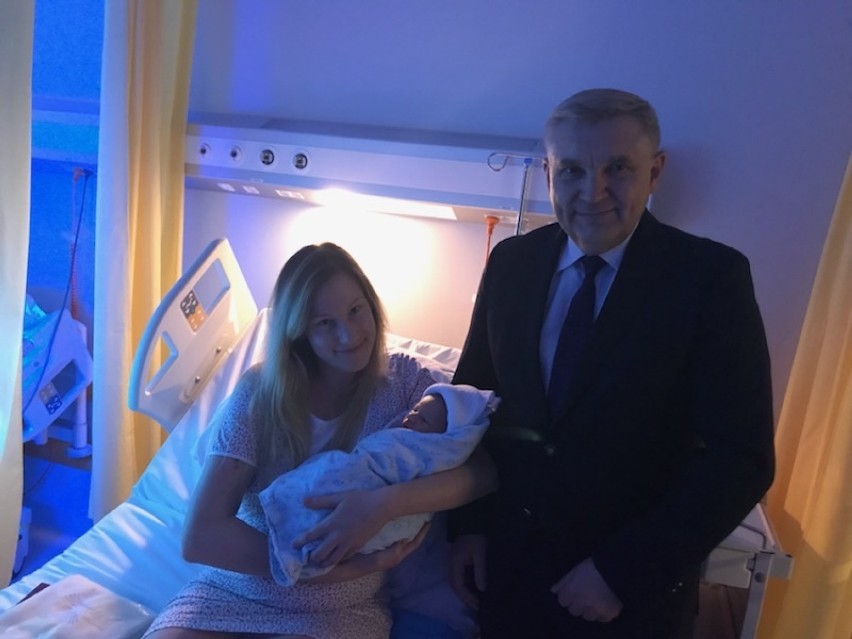 Kacper - to pierwsze dziecko, które urodziło się w 2018 roku...