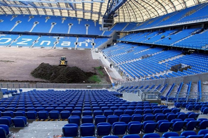 To już ósma zmiana murawy na stadionie przy Bułgarskiej -...