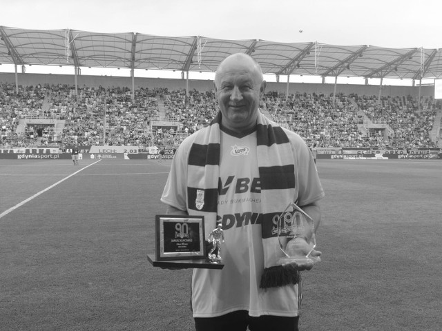 Janusz Kupcewicz był wybrany m.in. piłkarzem 90-lecia Arki Gdynia