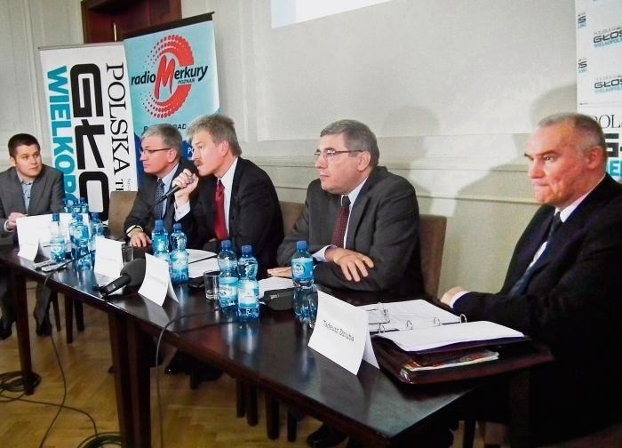 Na zdjęciu od prawej: Tadeusz Dziuba, Grzegorz Ganowicz,...