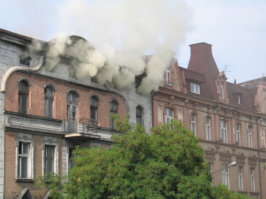 Zdjęcia archiwalne: Pożar kamienicy w 2004 roku